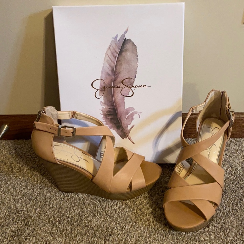 Jessica Simpson wedges